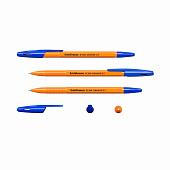  Набор ручек шариковых 4 шт ErichKrause "R-301 Orange" 0,7 мм, синие, 22189, 1241263 
