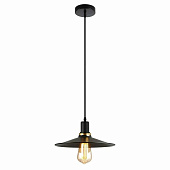 Светильник подвесной 40Вт E27 10273/1BK BK+GD /ЭкономСвет