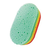Губка для тела Laguna Spa ОВАЛ трехцветная Губка для тела Laguna Spa ОВАЛ трехцветная