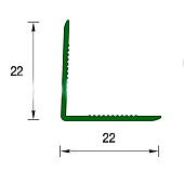 Угол 22х22х2700 Аллюминий темный 187 /Деконика Угол 22х22х2700 Аллюминий темный 187 /Деконика