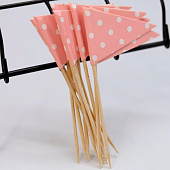 Набор шпажек для канапе 12 шт. "Cute peas", pink (85 мм) Набор шпажек для канапе 12 шт. "Cute peas", pink (85 мм)