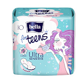 Гигиенические прокладки Bella for teens Ultra sensitive 10шт Гигиенические прокладки Bella for teens Ultra sensitive 10шт
