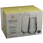  Набор стаканов для воды Crystal Bohemia Alca 480мл (6шт) БСС0045 