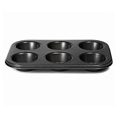 Форма для выпечки 6 кексов, 26,3х18,5х3см НМ 3058 Форма для выпечки 6 кексов, 26,3х18,5х3см НМ 3058