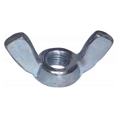 Гайка барашковая DIN315 М6, 14шт, цинк Гайка барашковая DIN315 М6, 14шт, цинк