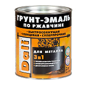 ГРУНТ - ЭМАЛЬ по ржавчине "DALI" 2л - Серебристый алюминий RAL9006 ГРУНТ - ЭМАЛЬ по ржавчине "DALI" 2л - Серебристый алюминий RAL9006