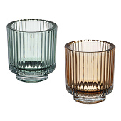 Подсвечник, 7,5x8,5 см, стекло, 477-058 Подсвечник, 7,5x8,5 см, стекло, 477-058