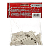 Клинья пластиковые для укладки плитки, 38х7мм, 50шт, РемоКолор Клинья пластиковые для укладки плитки, 38х7мм, 50шт, РемоКолор