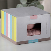 Чайная пара керамическая с ложкой «Зефирка», 2 предмета 250 мл, цвет розовый 6248585 Чайная пара керамическая с ложкой «Зефирка», 2 предмета 250 мл, цвет розовый 6248585