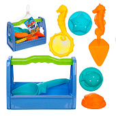 Набор для игры в песочнице "Песочный мастер", 20,5х11,5х15 см, 7 предметов, 550-0915 Набор для игры в песочнице "Песочный мастер", 20,5х11,5х15 см, 7 предметов, 550-0915