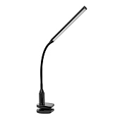 Светильник настольный LED 8Вт UL607 струбцина сенсор диммер черный /Ultra Light