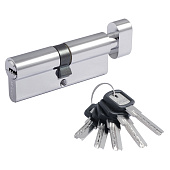 Цилиндр ключ/вертушка МЦ-ЛПУВ-80 (хром) (40-40) перф.кл. Нора-М Цилиндр ключ/вертушка МЦ-ЛПУВ-80 (хром) (40-40) перф.кл. Нора-М