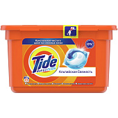 Капсулы для стирки TIDE Альпийская свежесть 12х24.8г/16,8г