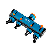 Поливочные распределители 3/4" - 1"GRINDA TS-4, четырехканальный, с внутренней резьбой,8-426313 Поливочные распределители 3/4" - 1"GRINDA TS-4, четырехканальный, с внутренней резьбой,8-426313