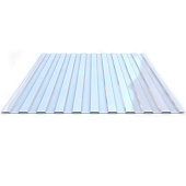 Профнастил С8 0.45х6000х1200мм RAL 9003 сигнальный белый Профнастил С8 0.45х6000х1200мм RAL 9003 сигнальный белый