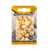 Заглушки декорат.10мм сосна (35 шт) "Element" Заглушки декорат.10мм сосна (35 шт) "Element"