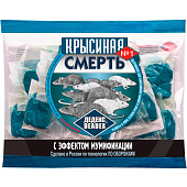 Тесто-брикет от грызунов Крысиная смерть 200гр РФ Тесто-брикет от грызунов Крысиная смерть 200гр РФ