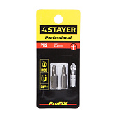 Биты PH2 25мм(2шт)/STAYER
