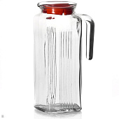  Кувшин с красной крышкой Pasabahce Frigo 1л 80050F&DRSL 