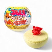  Детский бурлящий шар Звер бомб клубника (с игрушкой) 130г 03574 