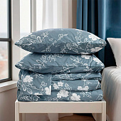 Комплект постельного белья Cleo полисатин Art Color дуэт 41/164-AC Комплект постельного белья Cleo полисатин Art Color дуэт 41/164-AC