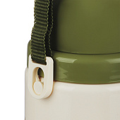  Бутылочка с двухслойными стенками "Зайчата", с кружкой, 400мл, полипропилен 829-146 