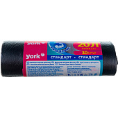  Мешки для мусора YORK прочные 20л 30шт. 902240 