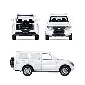 Машина металлическая ТМ Автопанорама 1:43 Mitsubishi Pajero 4WD Turbo цвет: белый, JB1251430
