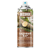 Аэрозольное защитное покрытие САДОВЫЙ ВАР серо-коричневый DECORIX, 520 мл Аэрозольное защитное покрытие САДОВЫЙ ВАР серо-коричневый DECORIX, 520 мл