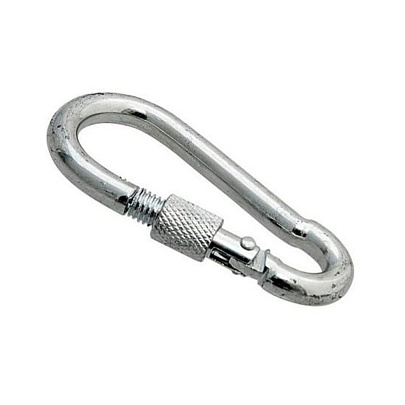 Карабин с предохр.гайкой М5 DIN5299 (1 шт) Карабин с предохр.гайкой М5 DIN5299 (1 шт)