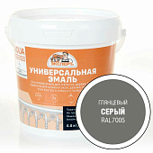  Эмаль универсальная акриловая глянцевая Серый RAL 7005 0,8кг ЭКСПЕРТ 