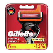 Сменные кассеты для бритья GL FUSION ProGlide Power 6шт Сменные кассеты для бритья GL FUSION ProGlide Power 6шт