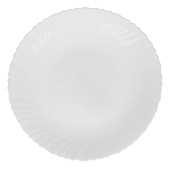 Тарелка подстановочная Millimi Бьянко Плюс опаловое стекло 24 см 818-028 Тарелка подстановочная Millimi Бьянко Плюс опаловое стекло 24 см 818-028