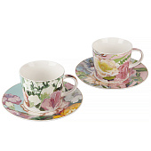 Набор чайный 4пр. "Flowers" v=220мл фарфор, 52031 Набор чайный 4пр. "Flowers" v=220мл фарфор, 52031