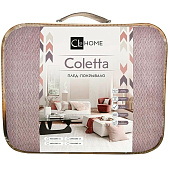Плед CL HOME "COLETTA" велсофт полуторный 150х200 в атласной ленте, 150/007-COL/LA Плед CL HOME "COLETTA" велсофт полуторный 150х200 в атласной ленте, 150/007-COL/LA