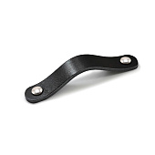 Ручка-скоба CAPPIO RSC010 кожа, 96мм, черный Ручка-скоба CAPPIO RSC010 кожа, 96мм, черный