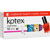 Тампоны Котекс Мини 16шт Тампоны Котекс Мини 16шт