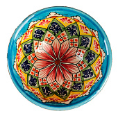 Пиала чайная Риштанская керамика "Узоры" большая, микс 5279338 Пиала чайная Риштанская керамика "Узоры" большая, микс 5279338