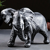  Фигура Слон африканский серебро, 18х7х13 см 3928139 