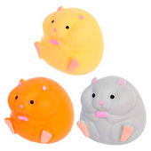 Игрушка "Хомячок" 6х6,5 см, сквиш, 550-1667