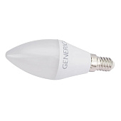 Лампа LED 12Вт Е14, свеча, 4000К нейтр. бел. GENERICA Лампа LED 12Вт Е14, свеча, 4000К нейтр. бел. GENERICA