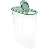 Емкость д/сыпучих продуктов 2,1л Фисташковый М1222 Емкость д/сыпучих продуктов 2,1л Фисташковый М1222