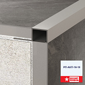 Профиль РП-АКП-16-10 анод серебро матовый 2.7м Профиль РП-АКП-16-10 анод серебро матовый 2.7м