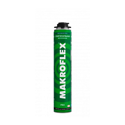  Пена монтажная МАКРОФЛЕКС Оригинальная ПРО  (0,75л)всесезонная 