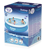  Bestway Бассейн с надувным бортом Fast Set 366х76см, 5377л  арт.57273 
