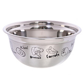 Миска из нержавеющей стали 5л 28х13см 312-1331 Миска из нержавеющей стали 5л 28х13см 312-1331