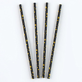 Трубочки для коктейля "Звёзды" набор 12 шт, цвет золото 6961950 Трубочки для коктейля "Звёзды" набор 12 шт, цвет золото 6961950