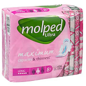 Гигиенические прокладки MOLPED Супер 8шт. Гигиенические прокладки MOLPED Супер 8шт.