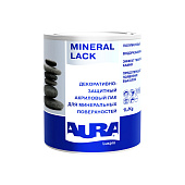  Декоративно-защитный акриловый лак  для минеральных поверхностей AURA Mineral Lack 1л 