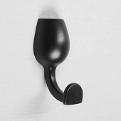 Крючок мебельный KMC001BL CAPPIO черный 9352482 Крючок мебельный KMC001BL CAPPIO черный 9352482